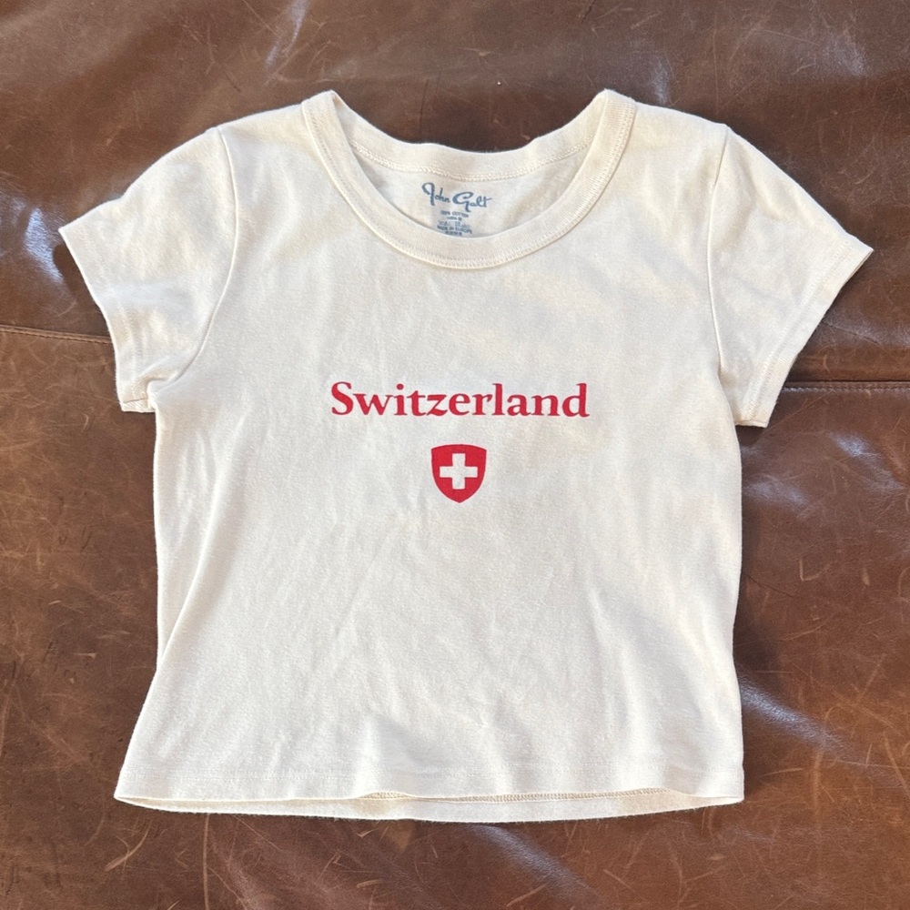 John Galt Brandi Melville Switzerland T-Shirt OS Excellent